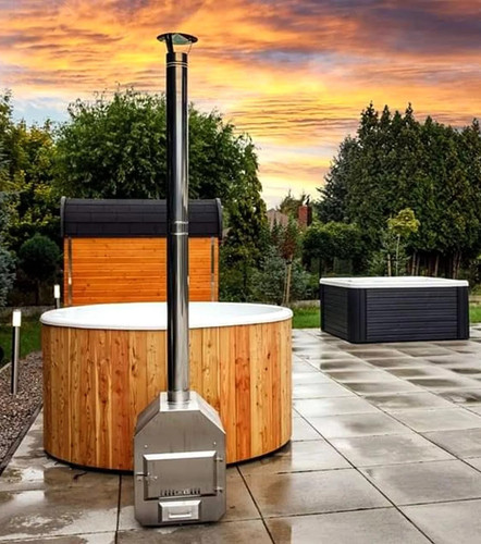 Wood fired hot tub stove - wood,