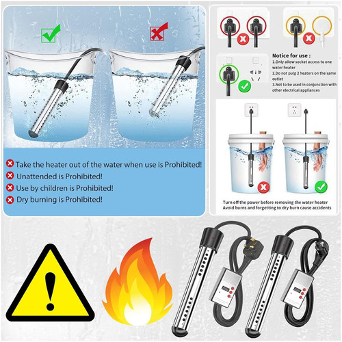Portable water heater 2000w - water,