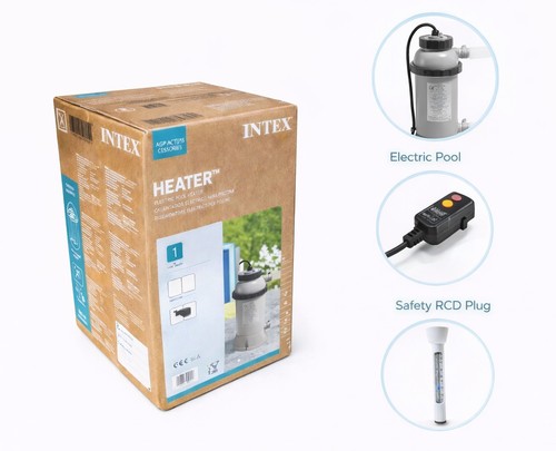 Opened intex electric pool - intex,
